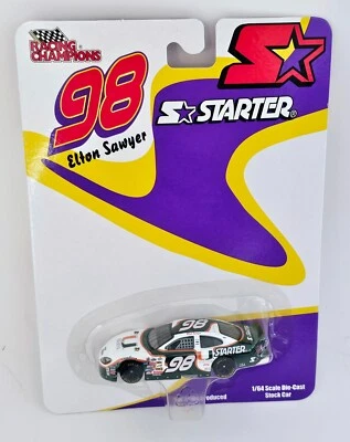 UNIVERSITY OF MIAMI HURRICANES 1/64 #98 NASCAR DIECAST CAR RACED AT HOMESTEAD - Image 1 of 3