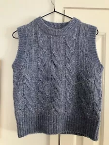 Friends With Frank - The Henry Cable Knit Best Size L - Picture 1 of 4
