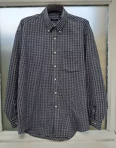 Van Heusen Blue Check Shirt.L 16-16.5 Inches Collar, Wrinkle free, Stain Shield. - Picture 1 of 12