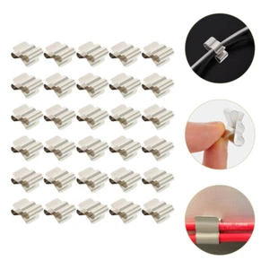 30 Pcs Solar Panel Wire Clip Cable Clips Photovoltaic Clamp Fixing - Picture 1 of 11