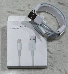 USB Data Fast Charger Cable Cord For Apple iPhone 5 6 7 8 X 11 12 13 14 Pro 6 Ft - Picture 1 of 14
