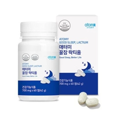 ATOMY Good Sleep Lactium 700mg x 60 Tablets Made in Korea K-Beauty NEW - Image 1 of 4