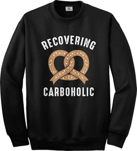 Sudadera Unisex Carboholic en Recuperación Comida Divertida Humor Regalo - Imagen 1 de 9