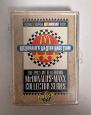 MCDONALD'S ALL-STAR RACE TEAM MAXX COLLECTOR CARDS 1992 LIMITED EDITION COMPLETE