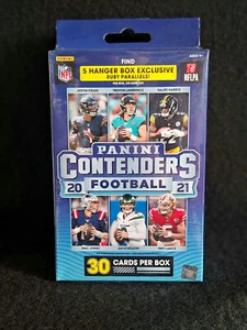 Nfl Panini Trading Cards 2021 Contenders Hanger Box, OVP, 30 Cards - Bild 1 von 4