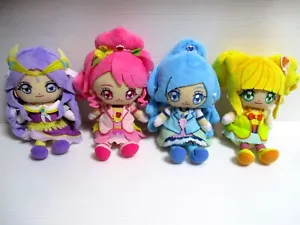Healin' Good PreCure Plush Doll Cure Friends set of 4 combine save Japan Used A - Picture 1 of 22