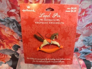 Hallmark Keepsake Holiday PIiN SCHAUKELPFERD Neu UNGEÖFFNET - Bild 1 von 2