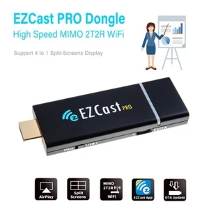 EZCast Pro wifi display dongle Wireless HDMI Mirror 1080P Airplay/Mircast/DLNA - Picture 1 of 4
