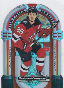 2022/23 PARKHURST CHAMPIONS..JACK HUGHES..JUKEBOX HEROES..# JH-7..DEVILS - Bild 1 von 2