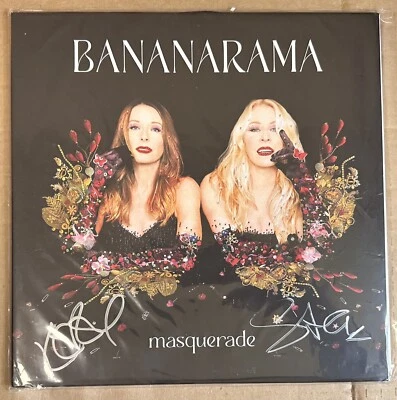 Bananarama Masquerade LP 12” red vinyl Signed Autographed - Image 1 of 4