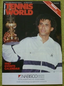 TENNIS WORLD / JAN 1987 / BORIS BECKER ON HIS RECEPTION AT HOME - Picture 1 of 1
