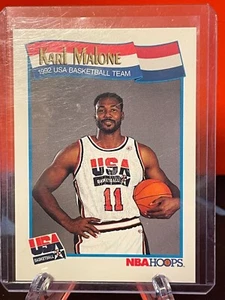 1991-92 Hoops #580 Karl Malone USA Basketball Card - Picture 1 of 2