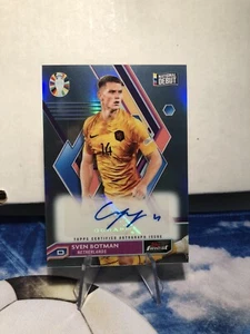 2023 Topps Finest Road to UEFA Euro 2024 Auto Sven Botman #BCA-SB Auto - Picture 1 of 2