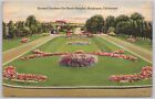 Muskogee, Oklahoma, Linen Postcard, Sunken Gardens on Honor Heights