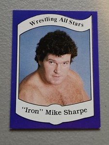 IRON MIKE SHARPE WRESTLING ALL STARS 1983 SERIES A #12 card