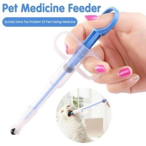 Pet Syringe Tablet Pill Gun Piller Push Dispenser Medicine Milk Cat Water U0W0 - Picture 1 of 12