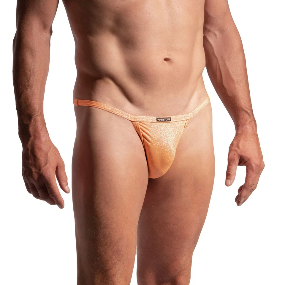 Manstore M2290 Tanga Atrevida Masculina Cueca Masculina Deslizamento Laterais Abertas Brilhantes - Imagem 1 de 1