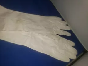 Vintage French Kid Skin Long Gloves Made For Neiman Marcus Roger Fare Gloves... - Picture 1 of 12