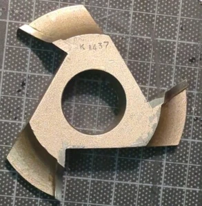 LRH K-1437 Shaper 3- Wing Cutter Molder 5/8" Radius Quarter Round Concave 3/4" - Picture 1 of 2