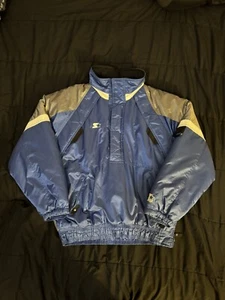 Vintage 90s Detroit Lions Starter Puffer Jacket - Picture 1 of 11