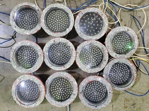 11x GE General Electric LED Signals Model TR3 4" Round Lights (used) 11805004O - Picture 1 of 6