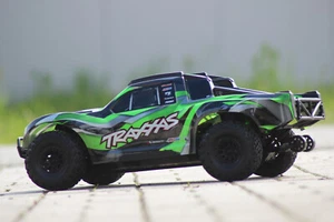 Traxxas TRX 102076 MAXX Slash GRÜN 1:8 Brushless Short Course Truck 4x4 NEU - Bild 1 von 19