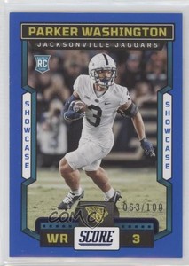 2023 Score Rookies Showcase /100 Parker Washington #361 Rookie RC