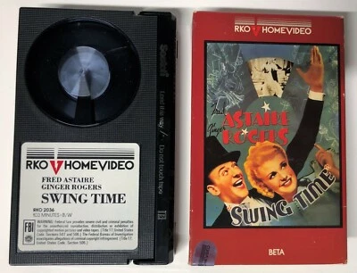 Swing Time (1936 film) RKO BETAMAX 1985 (not vhs) Rare Beta, Astaire, Rogers - Image 1 of 3