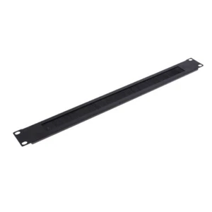 1Pcs 1U 19Inch RACK MOUNT Blanking Plate Rack Mounting Blank Brush Panel8285 - Photo 1/8