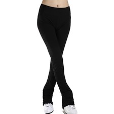 Winter Ice Figure Skating Long Pants Women Girl Warm Activewear Trousers L
