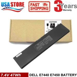 47WH 3RNFD Battery For Dell Latitude E7440 E7450 E7420 34GKR PFXCR HJ8KP 7.4V - Picture 1 of 9