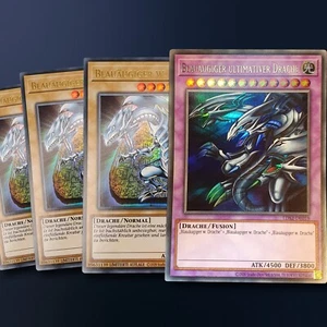 Blauäugiger Ultimativer Weißer Drache Set Neu Yugioh deutsch Drachen Deck Kaiba - Bild 1 von 3