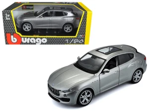 Maserati Levante Silver 1/24 Diecast Model Car by Bburago - Picture 1 of 1