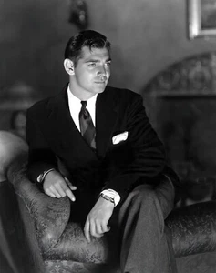 Clark Gable c. 1933 studio portrait, reprint/poster - multiple sizes: 1226 - Picture 1 of 1