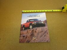 1996 Chevrolet S-10 pickup truck sales brochure 38 pg ORIGINAL literature