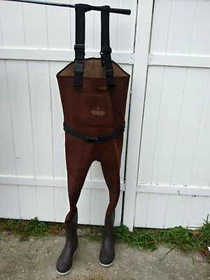 RedHead Fish America Brown Boots Waterproof bibbs Waders Unisex mens 9 Wm's 11 - Image 1 of 4