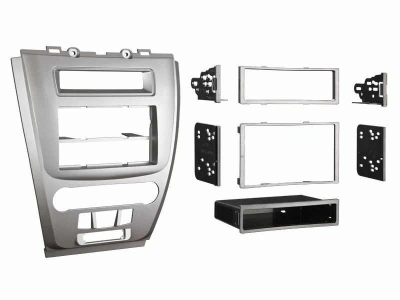 Metra 99-5821S Ford Fusion & Mercury Milan 2010 Single/Double Silver Dash Kit - Image 1 of 1