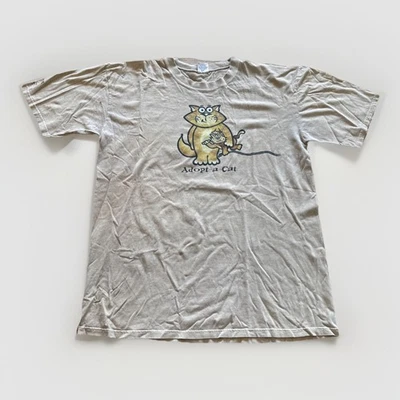 Camisas Locas De Colección Para Hombre XL Adopt-A-Cat Humane Society Y2k Gatitos Foto 1 de 4