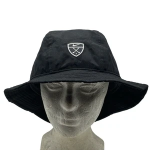 Nike Bucket Hat Size M Black Casual Sporty DRI-FIT Athleisure Outdoor - Picture 1 of 11