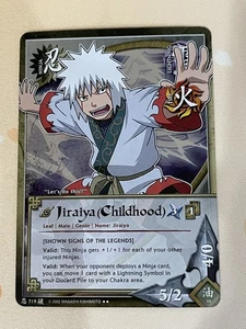 Naruto CCG, Jiraiya (Childhood), 719, 1st Edition, MP/LP, Foil - Picture 1 of 2