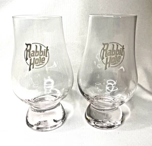 Set of 2 Rabbit Hole Whiskey Glencairn Glasses official whiskey glasses - Picture 1 of 5