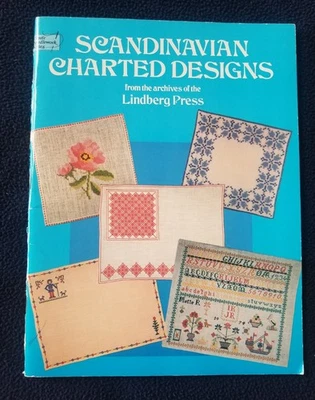  Scandinavian Charted Designs Cross Stitch Patterns Book Dover Needlework 1979 - Image 1 of 4