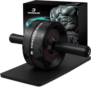 Ab Roller Wheel, Abs & Core Workout Equipment for Home Gym with Knee Pad Accesso - Picture 1 of 12