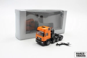 Herpa MAN F2000 E2000 trattore pesante 4 assi arancione 1:87/HS937 - Foto 1 di 1