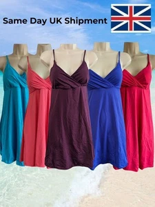 Moontide Gathered Front Dress Meryl Essentials Cover Up Beach Beachwear Swimwear - Imagen 1 de 6