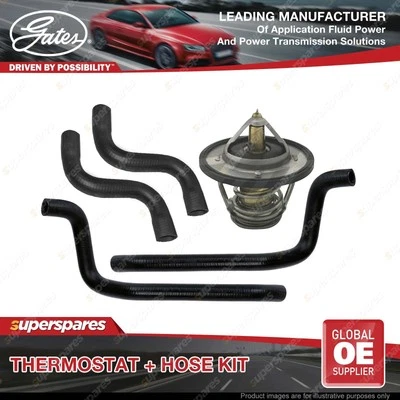 Gates Thermostat + Radiator Hose + Heater Hose Kit for Isuzu D-Max TFR85 3.0L - image 1 of 2