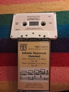 Johann Nepomuk Hummel - Piano Concerto In B Minor Op. 89 And Op. 85 Cassette - Imagen 1 de 1