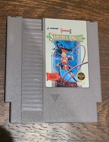 Castlevania II Simon's Quest Nintendo Nes Cleaned & Tested Authentic