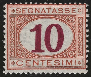 1890 Regno d'Italia - Segnatasse 10 c. cifre doppie MNH** - Picture 1 of 1