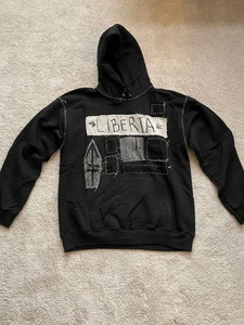 MM6 Margiela Designer Hekki Salonen Stitching Hoodie Rare - Picture 1 of 8